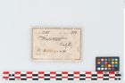 Etikett zu Bronzebrillenfibel (NHMW-PRAE-002267)